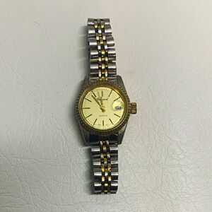 Geneve Women’s Quartz Two-Tone Stainless Steel Date Analog Dress Watch